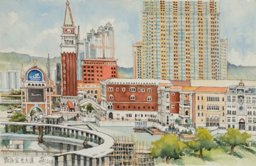 Inauguração em breve da Exposição “Paisagens da Cidade – Exposição de Obras de Chan Iu Pui” integrada no Projecto de Promoção de Artistas de Macau