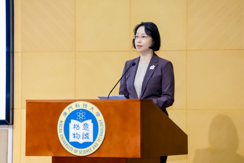 澳門特區政府社會文化司柯嵐司長致辭